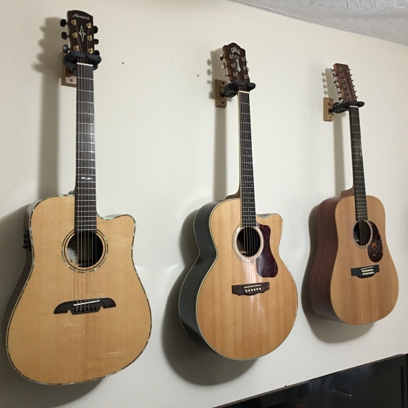 My three acoustic guitars
