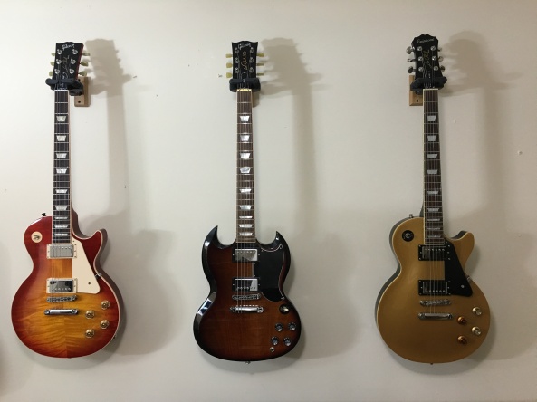 2016 Gibson Les Paul Traditional - 2015 Gibson SG Standard - 2012 Epiphone Bonamassa Signature Les Paul