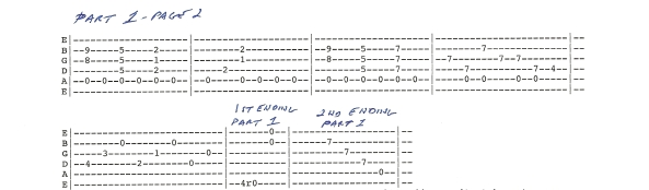 Duane Allman Little Martha Guitar Tab Part 1 page 2