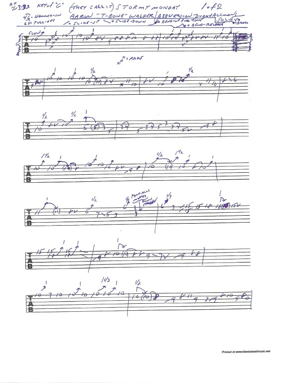 Guitar tab for Duane Allman's solo from the Duane Allman's guitar solo from the Allman Brothers Fillmore Live album version of 